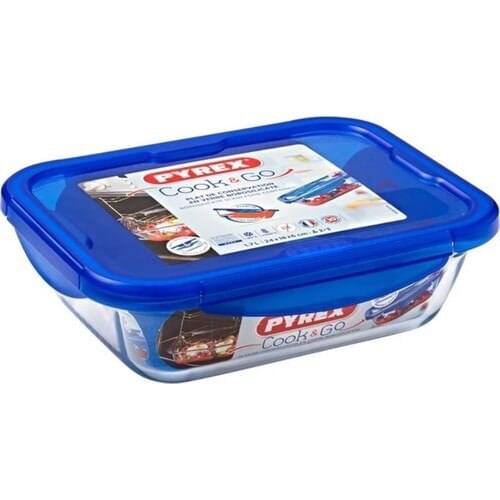 Pyrex 282 PG00/7145 Rectangle Storage Container With Lid 1,7 lt