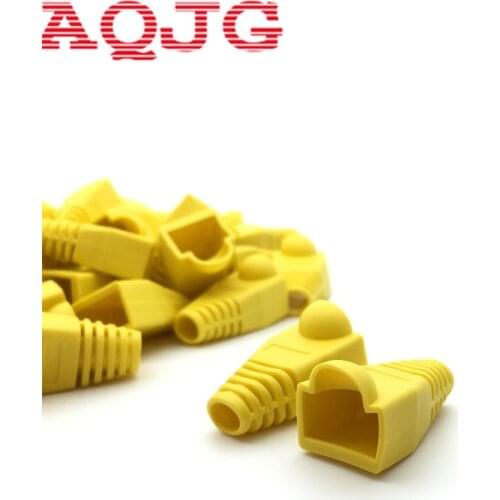 20Pcs RJ45 Connector Modular Network Plug End Cap Boot Guard AQJG
