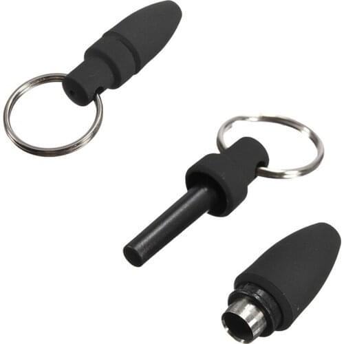 With Key Ring Clip Accessories Rubber Portable Cool Gadgets Blade Chain Draw Hole Pocket Cigar Punch Cutter