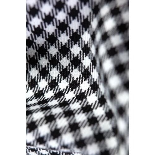 180-1 100cmx150cm Ecossaise Plaid Fabric High Quality Tartan Scottish Polyester Viscose Cotton Yarn Twill Pleated Skirt Uniform