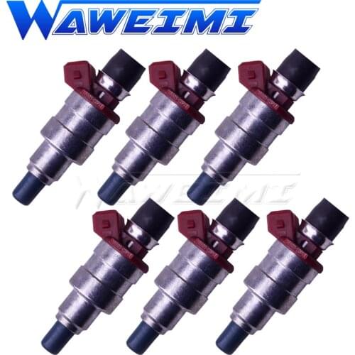 WAWEIMI 6 Pieces Brand new professional tested fuel injector nozzle OEM 16603-02P11 for 300ZX (Z31) 3.0T for sale