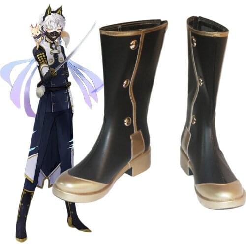 Touken Ranbu Nakigitsune Cosplay Boots Shoes Custom Made