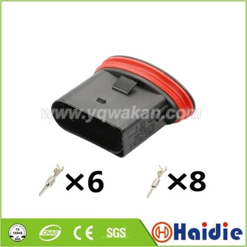 Free shipping 2sets 14pin auto plastic cable connector wiring harness plug connector 969871-1