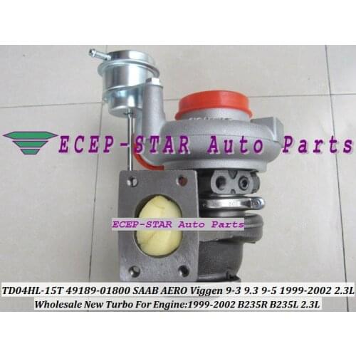 Free Ship TD04HL-15T 49189-01800 49189-01830 Turbo For SAAB AERO Viggen Upgrade 9-3 9.3 9.5 9-5 2000- B235R B235L B205R 2.3L