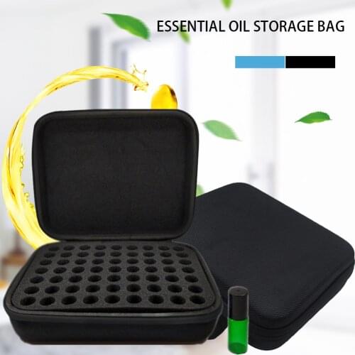 Essential Oil Case 7/9/22/30/60/63 Grid 5 To15ml Perfume Essential Oil Box Travel Portable Carrying Holder Nail Polish Storage