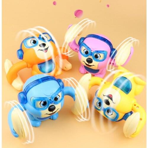 Voice Control Electric Tumbling Monkey Light Music Puzzle Sound Cute Monkey Toy Early Educational No Burrs Kids Toys