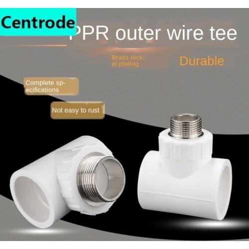 Pipe Fittings 20/25/32/40PPR Outer Wire Teeth Tee Reducer Reducer 1/2 IN 3/4 IN 1 1Nppr Fittings