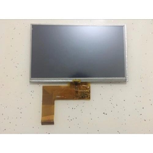 Compatible replacement T7640B T7640B-B10 7 inch 40 pin GPS navigator display screen E road traffic GPS screen 164MM*100MM