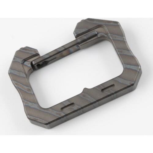 Titanium Alloy Carabiner EDC Pocket Tools with Glass Breaker Multi Keychain Tools Bit