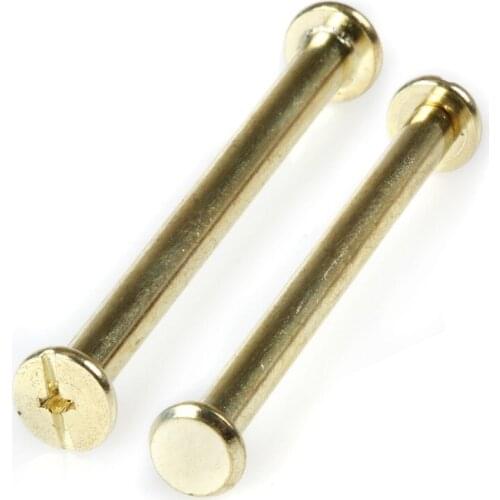 M5*45 Plated Copper Account Screw Rivet /Book Screw / Album Sample Book Docking Cook Pin M5 Hardware
