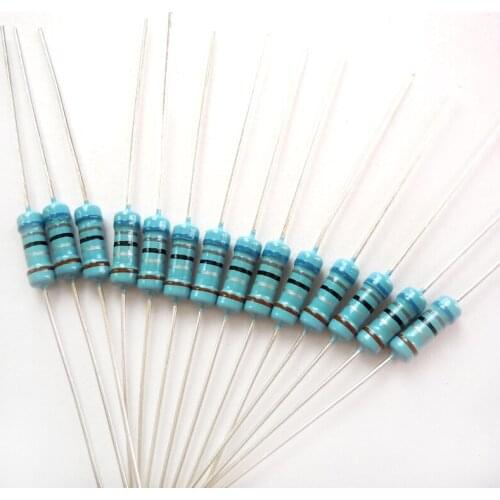 1/2w 5.6 6.2 6.8 7.5 8.2 9.1 10 12 15 18 20 22 24 27 30 33 36 39 43 47 51 Ohm 0.5w Resistance Original New Metal Film Resistor