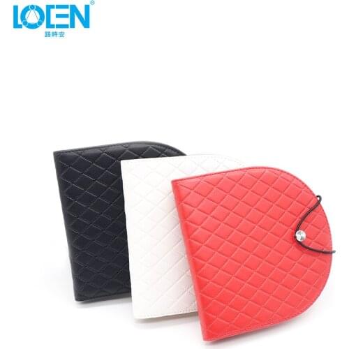 2017 Newest 20 Disc CD Holder DVD Case Storage Wallet VCD Organizer PU Leather Bag leather cd wallet dvd organizer cd holder