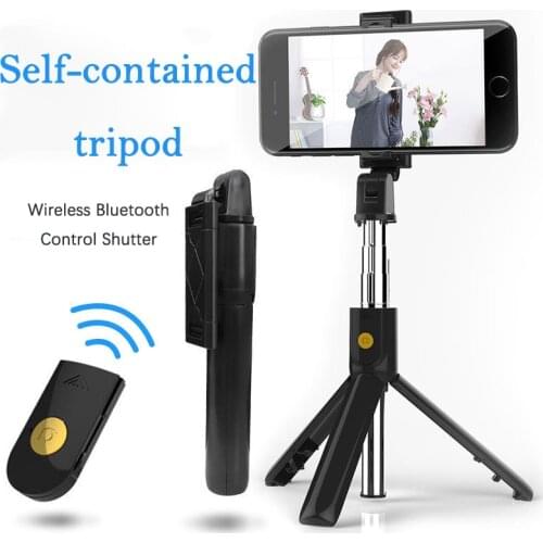 New Portable Wireless Bluetooth Selfie Stick Remote Control Integrated Tripod for iPhone Xiaomi Huawei