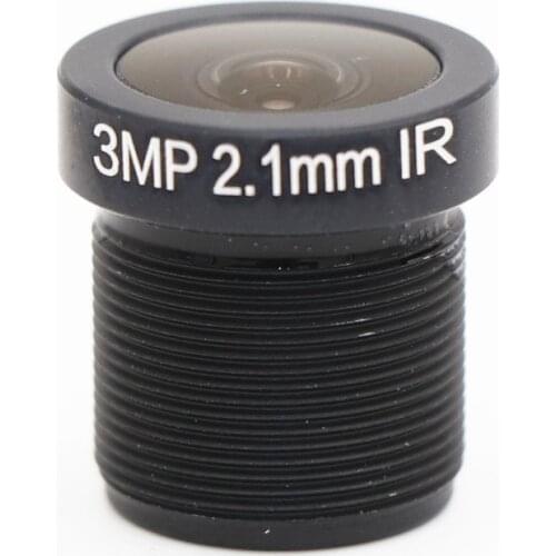 2.1mm Lens 3.0 MegaPixel Wide-angle 145 Degree MTV M12 x 0.5 Mount With IR Filter Lens For CCTV Security Camera
