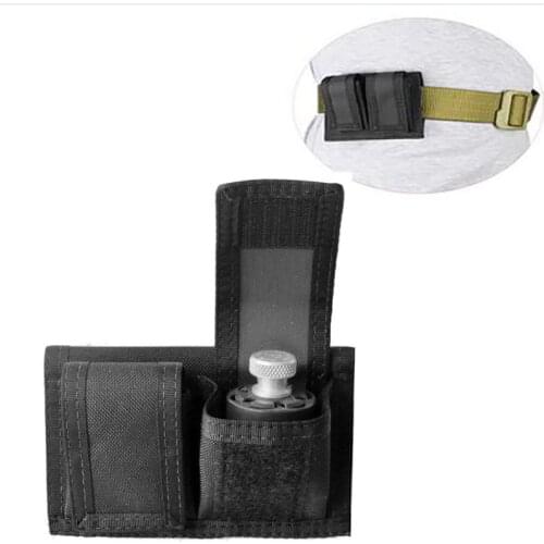 Hunting Double Speed Loader Waist Bag Hunting Belt Nylon Pouch Universal Fits 22 Mag thru 44 Mag pouch Black #s