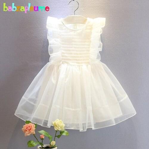 2-7Years/Summer Kids Girls Wedding Party Princess Dresses Baby Girl Clothes Sweet Lace Evening Dress Children Clothing BC1067