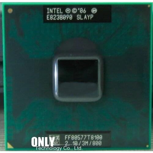 Core 2 Duo T8100 2.1GHz 3M 800 Dual Notebook processors Laptop CPU Socket PGA 478 pin Computer Original