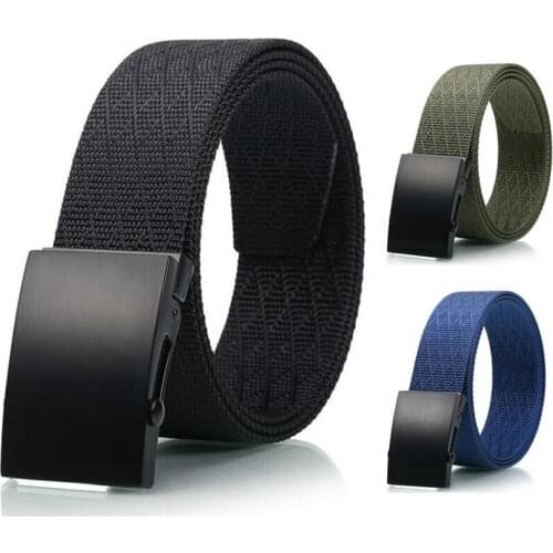 New Mens Fashion Nylon Belt High Quality Men Women Hybrid Large Roller Automatic Buckle Belts Outdoor Travel Tactical Waist Belt