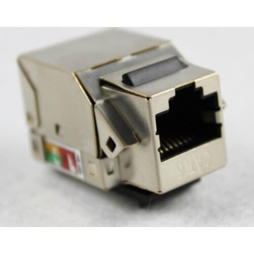 50PCS CAT6 FTP keystone jack lightning protection computer network module CAT6 network cable information module