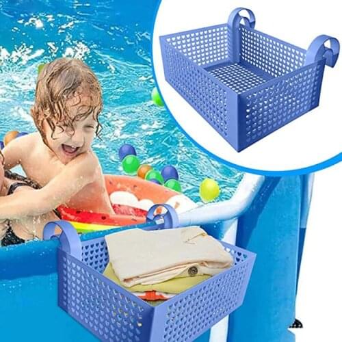 Outdoor Swimming Pool Storage Basket Disassembly Storage Rack For Your Goggles Floats Pool Toys Suspension Storage Basket
