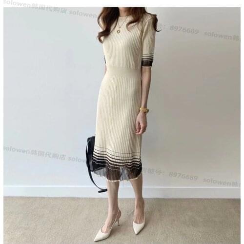 VICONE Fashionable Knitted Dresses