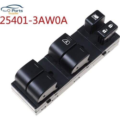 High Quality! 25401-3AW0A 254013AW0A Power Master Window Switch For Nissan Sunny N17 Qashqai 2017-2019 Car Accessories