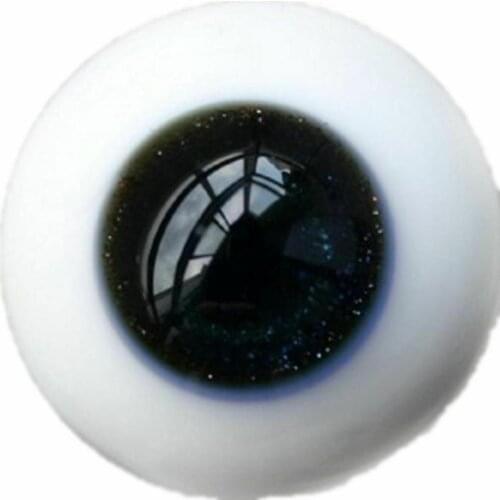 [wamami] 6mm 8mm 10mm 12mm 14mm 16mm 18mm 20mm 22mm 24mm Black Glass Eyes Eyeball BJD Doll Dollfie Reborn Making Crafts