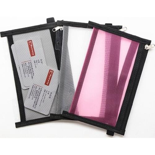 Fromthenon A5 Notepad Cover Zipper Bag Happy Planner Notebook Diary Book Storage Bag Mushroom Hole Ring Binder File Folder Bag