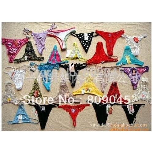 Women random color size style underwear/ladies panties/lingerie/bikini underwear lingerie pants/ thong intimate wear DZ032-60pcs