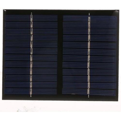 2pcs 1.5W/12V Solar Charger With Alligator Clip Compact Polycrystalline Solar Panel For Garden/Traffic/Emergency Light Solar