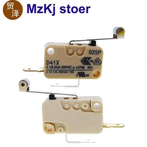 4PCS D41X New Imported Original Germany CHERRY import Micro switch D41 0.1A250V 125-250VAC 5E4 40T85