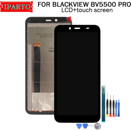 5.5 inch BLACKVIEW BV5500 PRO LCD Display+Touch Screen Digitizer Assembly 100% Original LCD+Touch Digitizer for BV5500 PRO