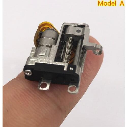 5pcs Tiny 5mm Precision Planetary Full Metal Gearbox Gear Stepping Motor 2-phase 4-wire Step Motor Linear Screw Rod Slider