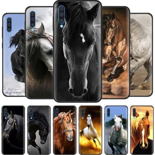 Running Horse Capa for Samsung Galaxy A70 A50 A40 A30 A20 Soft Silicone Cases A70s A10 A20e A10e A50s Phone Coque