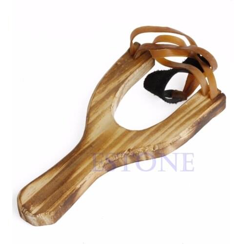 Hot Style Wood Slingshot Wooden Traditional Toy Wooden Sling Shot