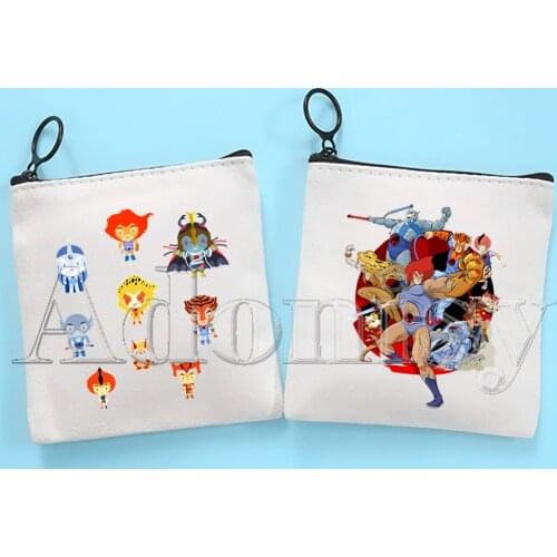 Thundercats Canvas Coin Purse Coin Purse Collection Canvas Bag Small Wallet Zipper Key Bag Hand Gift