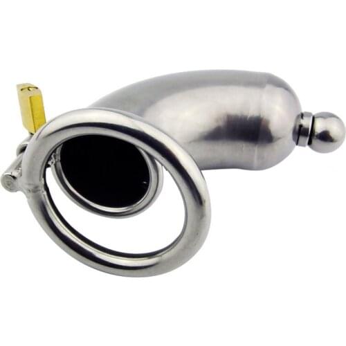 Stainless Steel Male Chastity Cage Urethral Plug Sex Toys For Men Masturbators Long/Short Cage Anti-Off Penis Rings Bdsm Enlarge