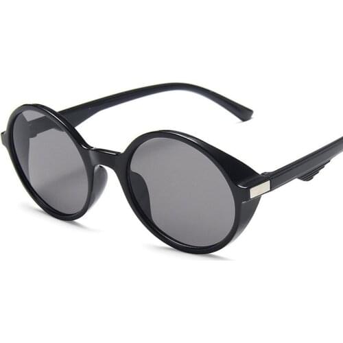 2021 New Round Steampunk Sunglasses Men Women Brand Designer Fashion Glasses Retro Vintage High Quality Sun Glasses UV400