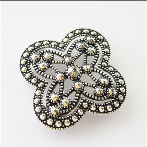 New 8Pcs Tibetan Silver 2-2 Hole Flower Spacer Bar Beads Connectors Charms 22.5mm