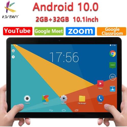 New Google Tablet Pc 10.1 Inch Android 10 Google Market 3G Phone Call 2GB RAM Tablets GPS WiFi Bluetooth Tempered Glass 10 inch
