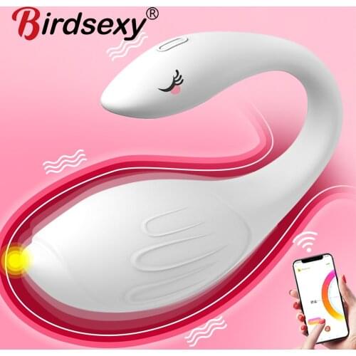 APP Control Vibrating Eggs Vibrator Bluetooth Wireless Remote G-spot Massager 8 Speed Adult Game Sex Toys for Women Ben Wa Balls