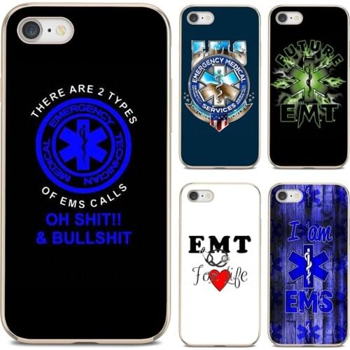 For Huawei P30 P40 P20 P7 P8 P9 P10 Lite Plus Pro 2015 2016 2017 Mini Silicone Phone Case Cover EMT EMS Medical Rescue Art Logo