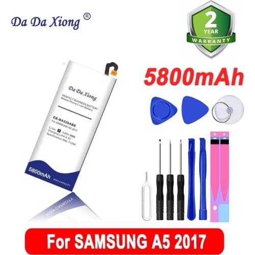 Replacement Samsung Battery For Galaxy 2017 Edition A5 2017 A520F SM-A520F Phone Battery EB-BA520ABE 5100mAh