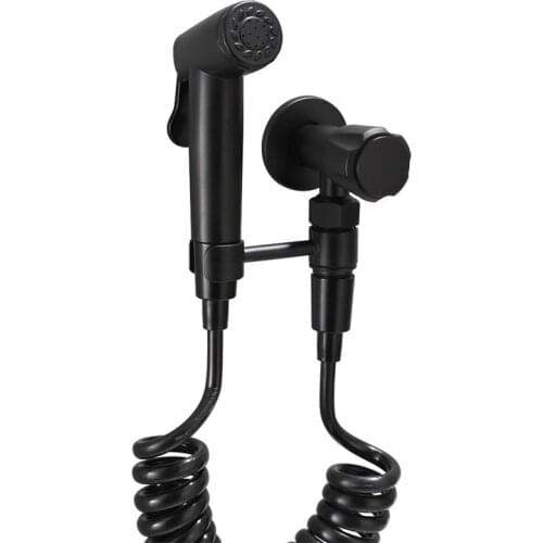 Toilet Bidet Faucet Sprayer Stainless Steel Bathroom Hand Bidet Spraye Set Toilet Self Cleaning Shower Bathroom Accessories