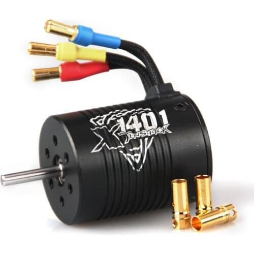 Tenshock 1/14 4 Pole RC Brushless Motor Micr X1401/6850KV/5150KV /3850KV/4850KV/4150KV Buggy Off Road LC Racing Free Shipping