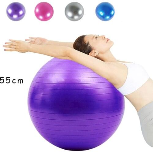 55CM Thickened Explosion-proof PVC Fitness Yoga Balls Gym Home Workout Relax Decompress Balance Training Pilate Ball