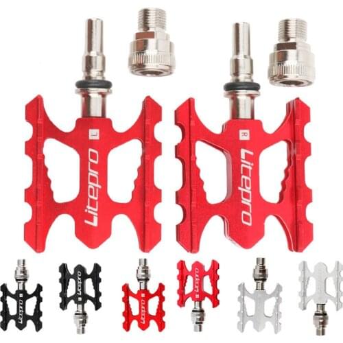 Bike Pedal Folding Bicycle Pedal Road Pedals For Bicycle BMX Bicycle Bearing Pedals Road Bike BMX Accessories Aluminum Pedal