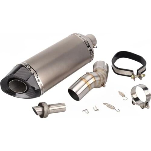Z 900 Motorcycle Carbon Exhaust Pipe Muffler With Link Pipe Z900 Escape System For Kawasaki Z900 / A2 Slip-on Z 900
