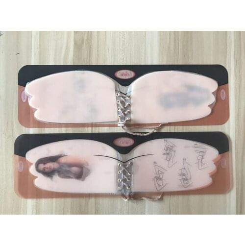 One Piece Push Up Bra Invisible Wire Free Silicone Self Sticky Bra Women Wireless Strapless Invisible Seamless Backless Bralette