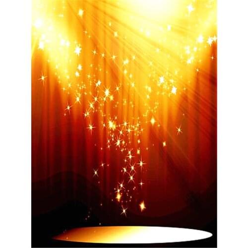 Golden Spark Light Spot Photographic Background Shining Stage Photo Backdrops for Studio Professional Photography Camera